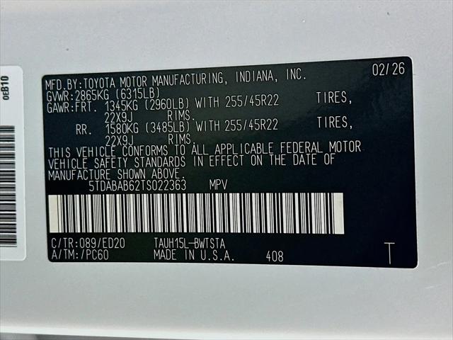 2026 Lexus TX 500h F SPORT Performance Premium