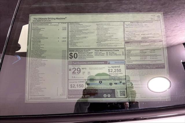 2026 BMW X3 30 xDrive