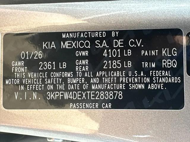 2026 Kia K4 GT-Line