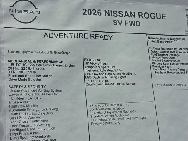 2026 Nissan Rogue SV