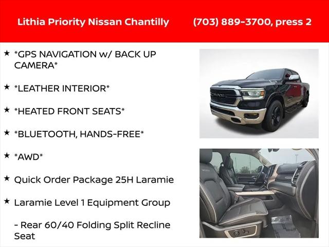 2020 Ram 1500 Laramie Crew Cab 4x4 5'7" Box