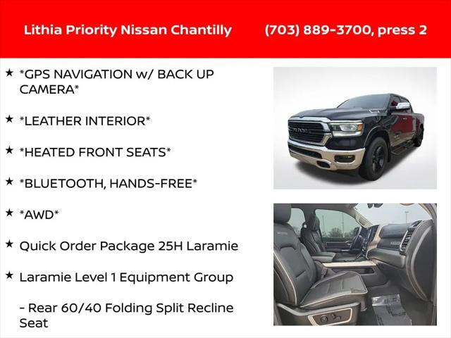 2020 Ram 1500 Laramie Crew Cab 4x4 57 Box