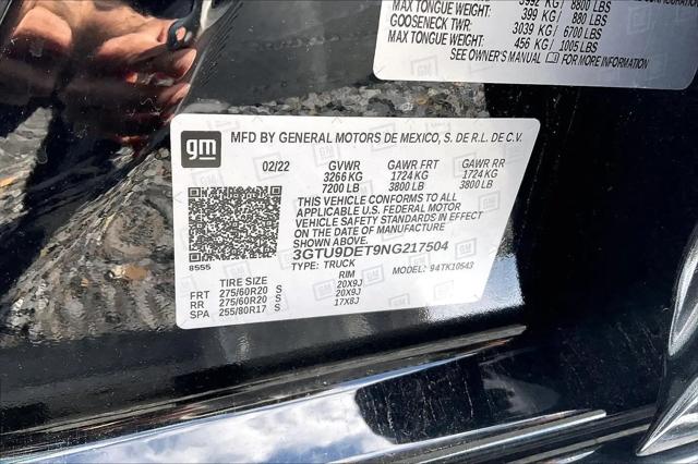 2022 GMC Sierra 1500 Limited 4WD Crew Cab Short Box SLT