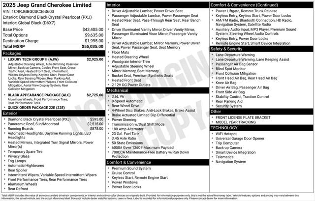 2025 Jeep Grand Cherokee Limited 4x2