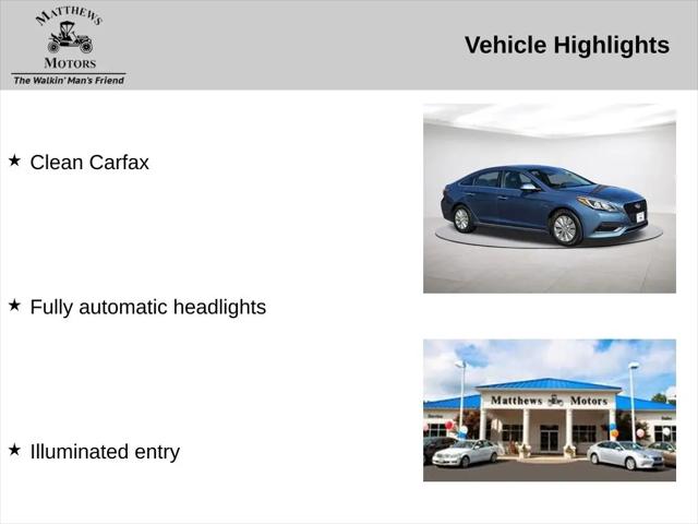2016 Hyundai Sonata Hybrid SE