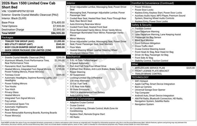 2026 Ram 1500 Limited Crew Cab 4x4 57 Box
