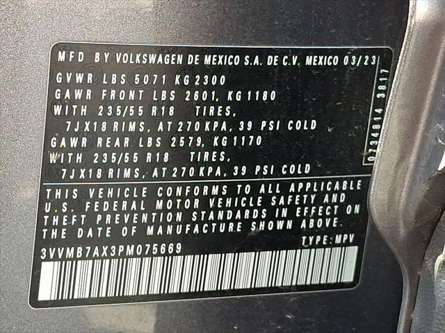 2023 Volkswagen Tiguan 2.0T SE
