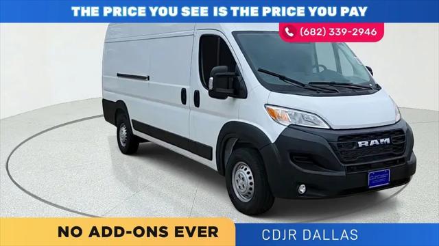 2026 Ram ProMaster Cargo Van Tradesman Super High Roof 159 WB EXT w/Pass Seat for sale in Dallas, TX