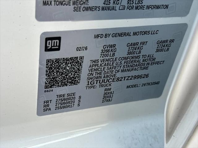 2026 GMC Sierra 1500 Crew Cab, Short Bed, Elevation, 4WD