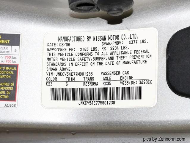 2007 INFINITI G35 G35