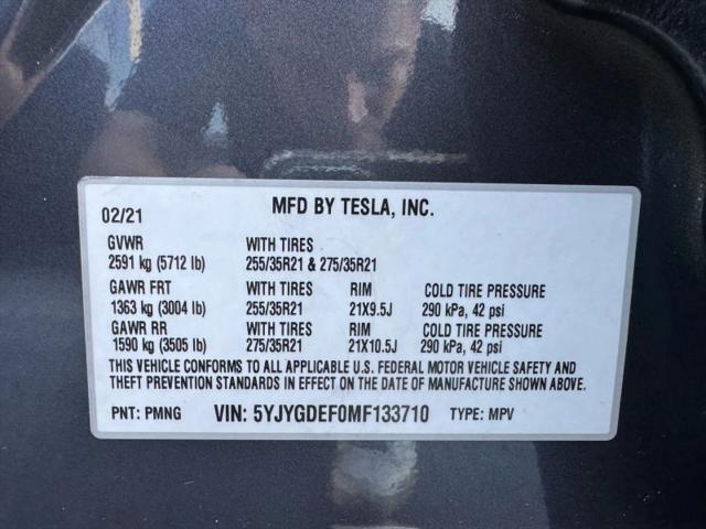 2021 Tesla Model Y Performance Dual Motor All-Wheel Drive