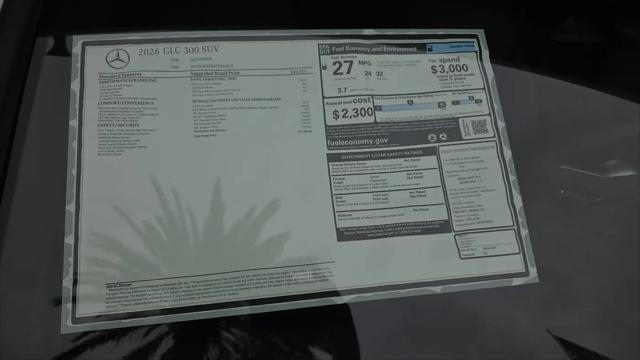 2026 Mercedes-Benz GLC GLC 300