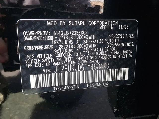 2026 Subaru Outback Touring XT