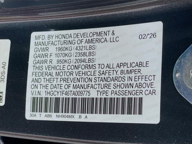 2026 Honda Accord Sedan SE