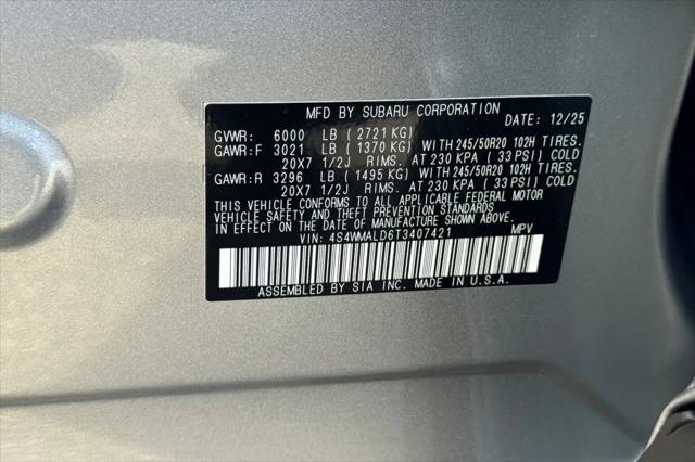 2026 Subaru Ascent Onyx Edition Touring 7-Passenger