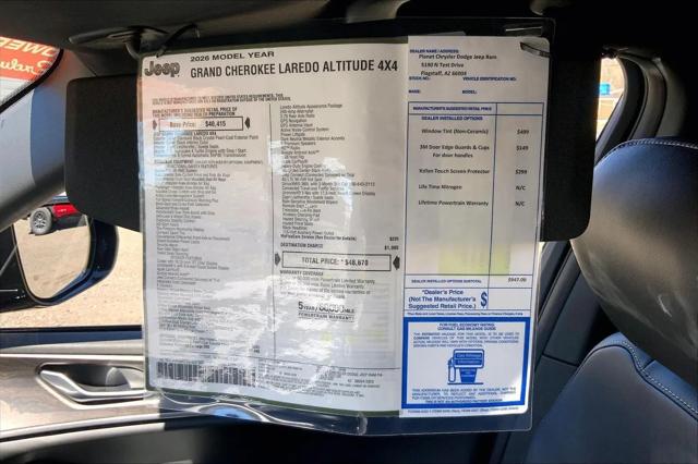 2026 Jeep Grand Cherokee Altitude 4x4