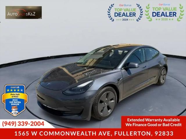 2022 Tesla Model 3 Long Range Dual Motor All-Wheel Drive for sale in Fullerton, CA