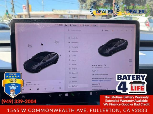 2019 Tesla Model 3 Standard Range Plus