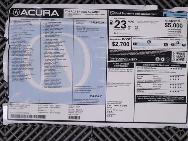 2026 Acura RDX w/Advance Package