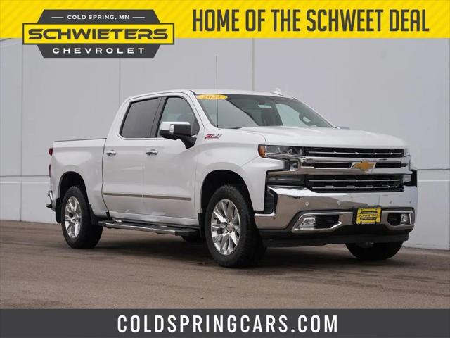 2021 Chevrolet Silverado 1500 4WD Crew Cab Short Bed LTZ for sale in Cold Spring, MN
