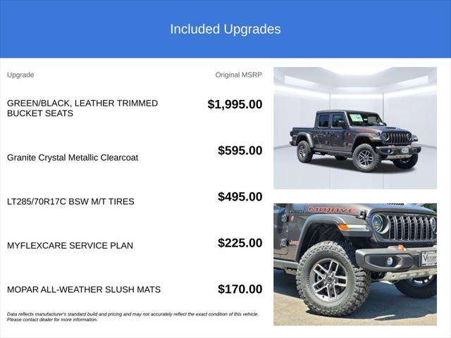 2026 Jeep Gladiator GLADIATOR MOJAVE 4X4