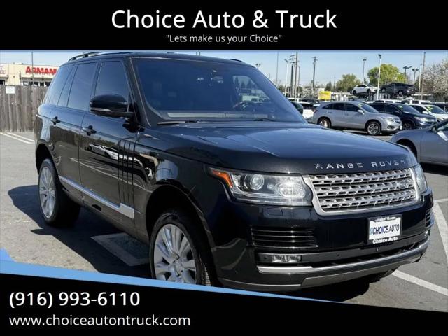 2016 Land Rover Range Rover 5.0L V8 Supercharged for sale in Sacramento, CA