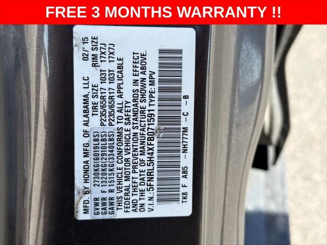 2015 Honda Odyssey EX