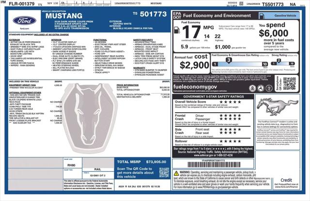 2026 Ford Mustang Dark Horse Fastback