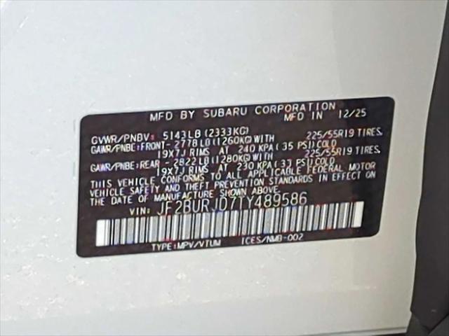 2026 Subaru Outback Touring XT