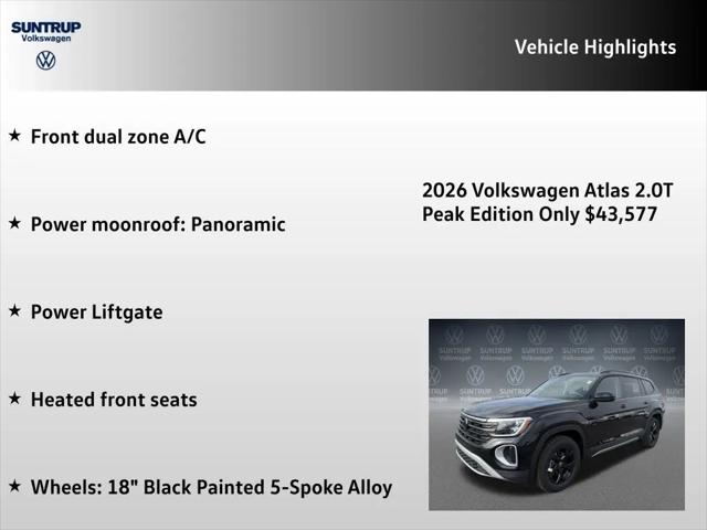2026 Volkswagen Atlas Peak Edition