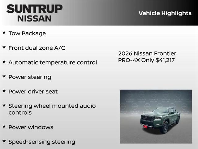 2026 Nissan Frontier Crew Cab PRO-4X 4x4