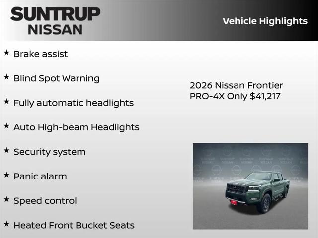 2026 Nissan Frontier Crew Cab PRO-4X 4x4