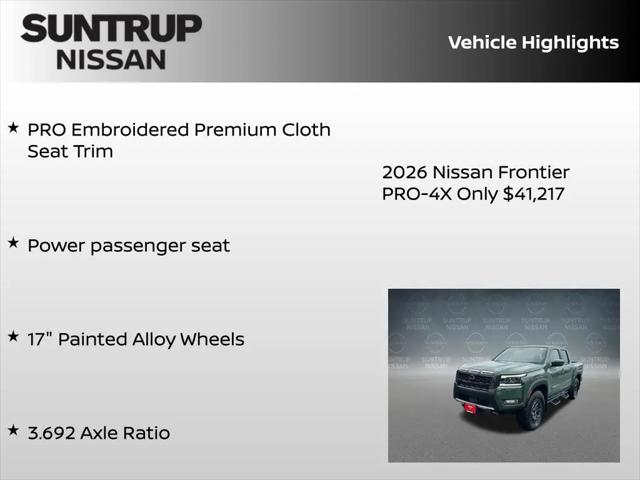 2026 Nissan Frontier Crew Cab PRO-4X 4x4