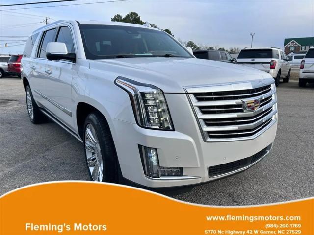 2016 Cadillac Escalade ESV Platinum for sale in Garner, NC