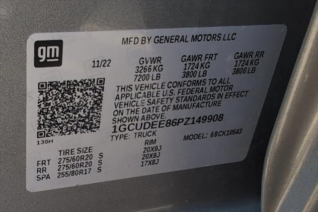 2023 Chevrolet Silverado 1500 4WD Crew Cab Short Bed RST