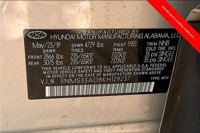 2019 Hyundai Santa Fe SEL