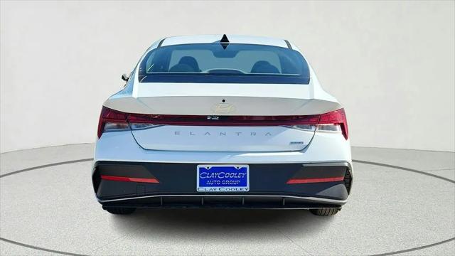 2026 Hyundai Elantra Hybrid Blue