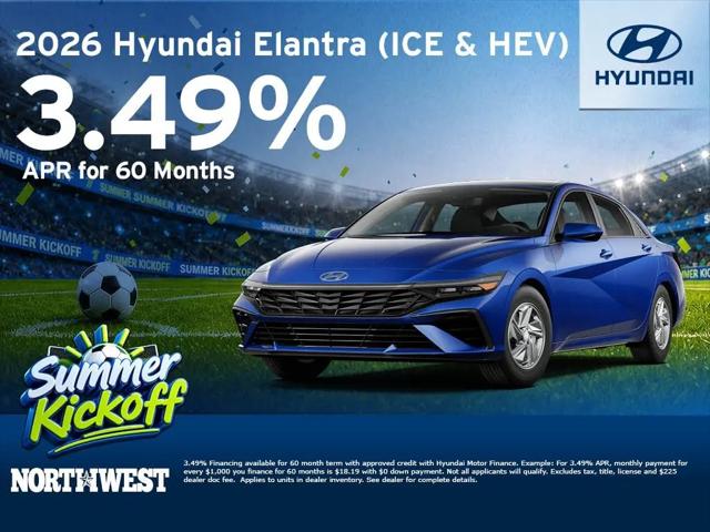 2026 Hyundai Elantra Hybrid Blue
