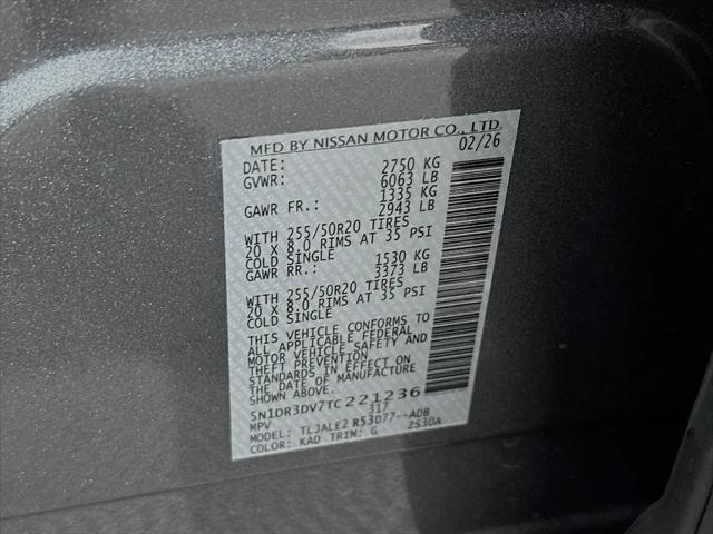 2026 Nissan Pathfinder Platinum