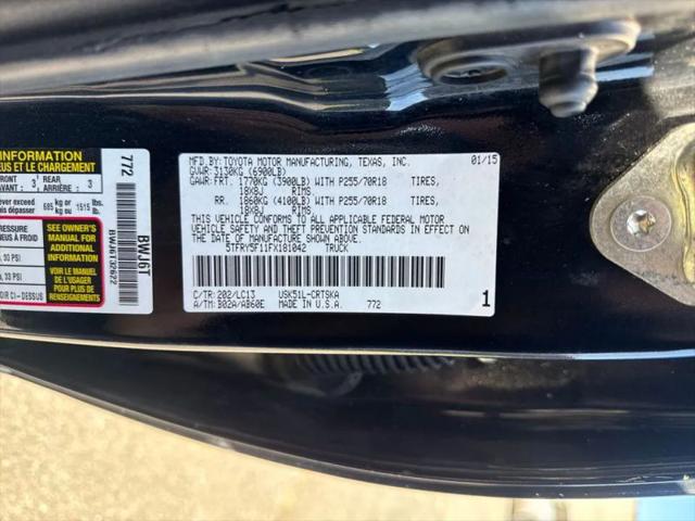 2015 Toyota Tundra SR 5.7L V8