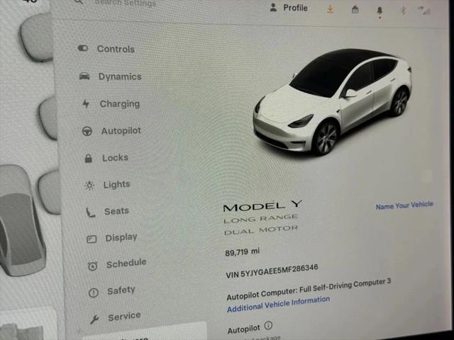 2021 Tesla Model Y Long Range Dual Motor All-Wheel Drive