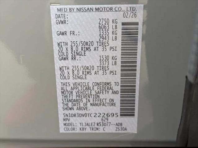 2026 Nissan Pathfinder Platinum
