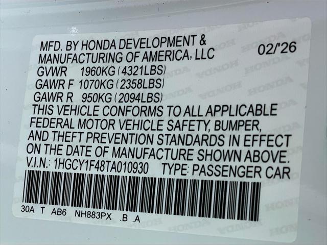 2026 Honda Accord Sedan SE
