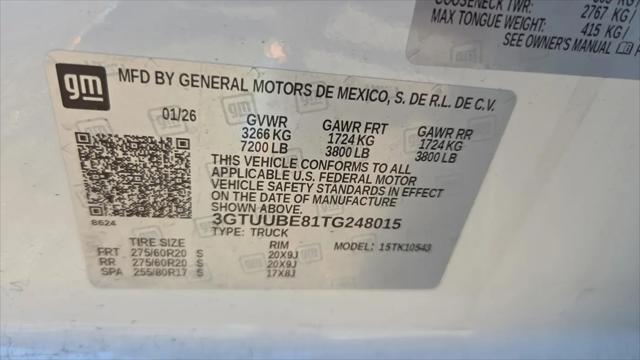 2026 GMC Sierra 1500 Crew Cab, Short Bed, Pro, RWD