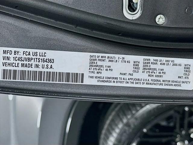 2026 Jeep Grand Wagoneer Limited Reserve 4x4