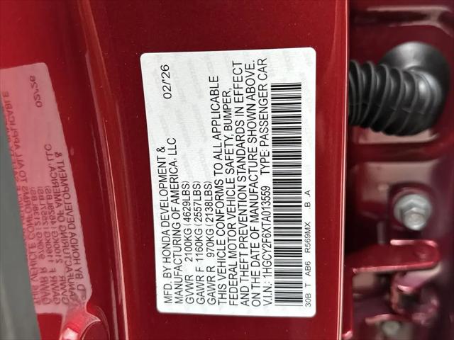 2026 Honda Accord Sedan EX-L
