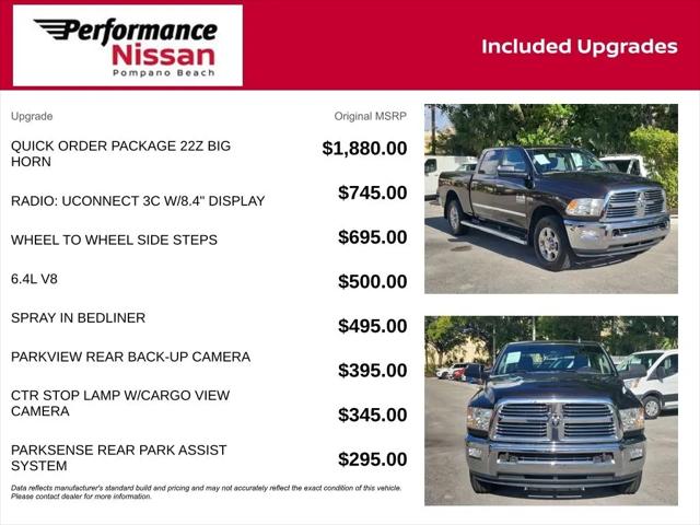 2017 Ram 2500 Big Horn Crew Cab 4x2 6'4" Box