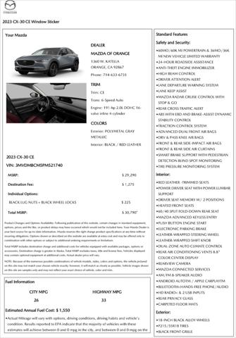 2023 Mazda CX-30 2.5 S Carbon Edition