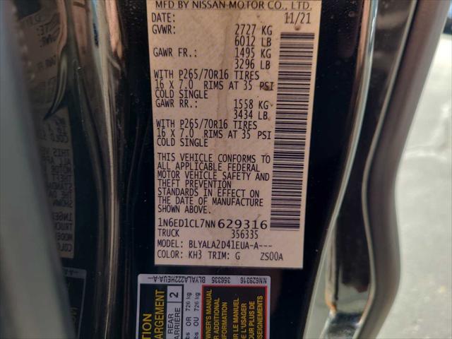 2022 Nissan Frontier King Cab S 4x2
