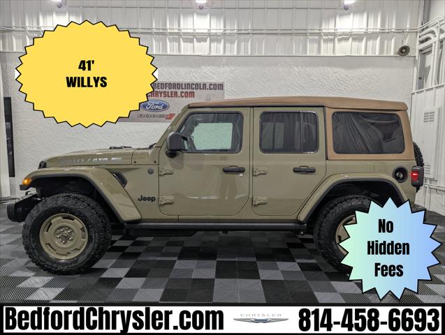 2026 Jeep Wrangler WRANGLER 4-DOOR WILLYS 41 2026 Jeep Wrangler WRANGLER 4-DOOR WILLYS 41